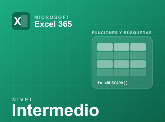 Microsoft Excel 365 Nivel Intermedio